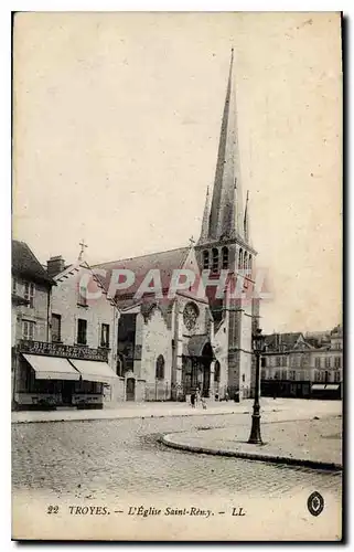 Ansichtskarte AK Troyes L'Eglise Saint Remy