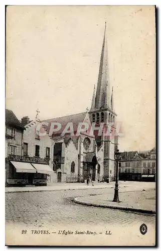 Cartes postales Troyes L'Eglise Saint Remy