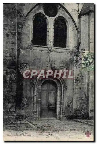 Ansichtskarte AK Champigny Portail de l'eglise