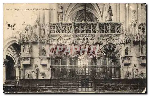 Cartes postales Troyes Jube de l'Eglise Ste Madeleine