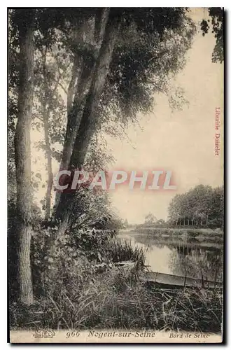 Cartes postales Nogent sur Seine Bord de Seine