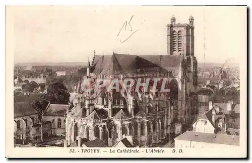 Ansichtskarte AK Troyes La Cathedrale L'Abside