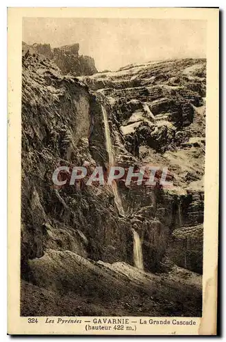 Cartes postales Les Pyrenees Gavarnie La Grande Cascade