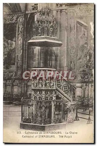 Cartes postales Cathedrale de Strasbourg La Chaire