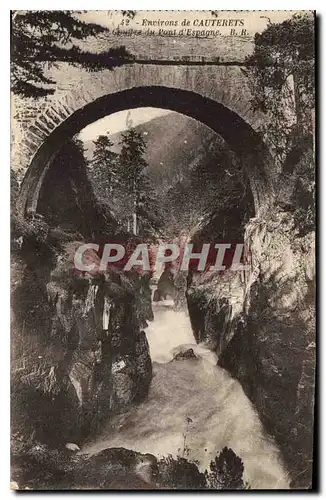 Cartes postales Environs de Cauterets Guille du Pont d'Espagne