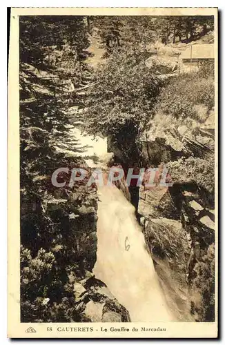 Ansichtskarte AK Cauterets La Gouffre du Marcadau