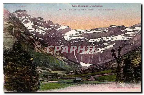 Cartes postales Les Hautes Pyrenees Le Cirque de Gavarnie Vue d'ensemble