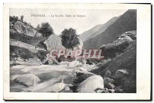 Cartes postales Pyrenees Le Gouffre Halte de Calypso