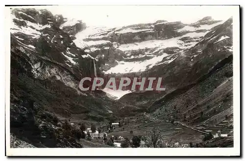 Ansichtskarte AK Gavarnie Le Cirque vu du Village