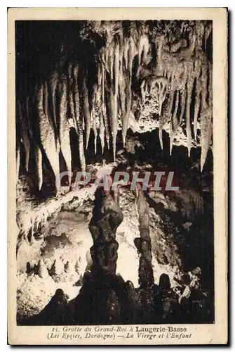 Cartes postales Grotte du Grand Roc a Laugerie Basse