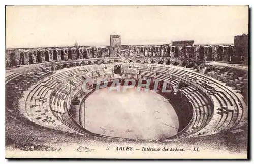 Cartes postales Arles Interieur des Arenes