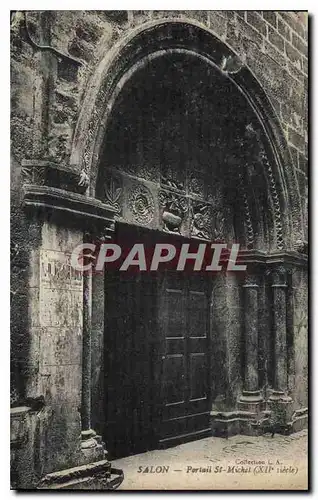 Cartes postales Salon Portail St Michel XII siecle