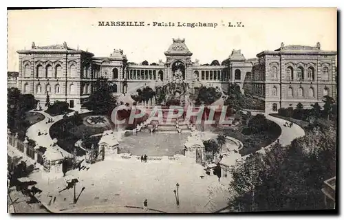 Cartes postales Marseille Palais Longchamp