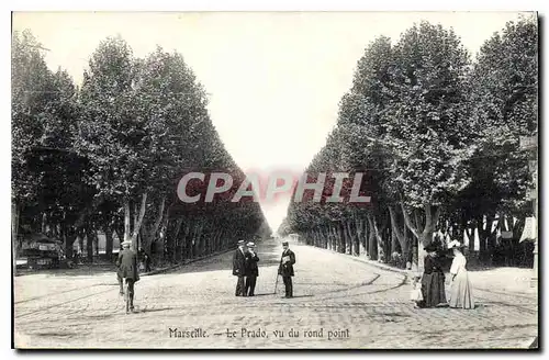 Cartes postales Marseille le Prado vu du rond point