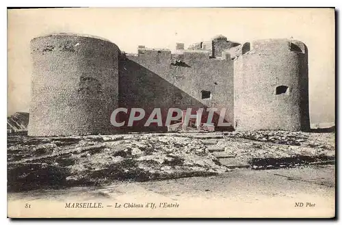 Cartes postales Marseille le Chateau d'If l'Entree