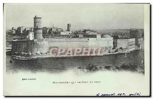 Cartes postales Marseille le Fort St Jean