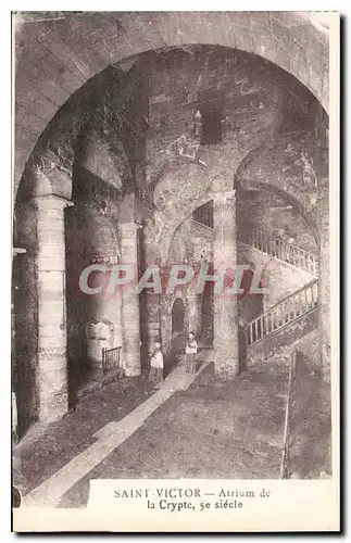 Ansichtskarte AK Saint Victor Atrium de la Crypte 5e siecle
