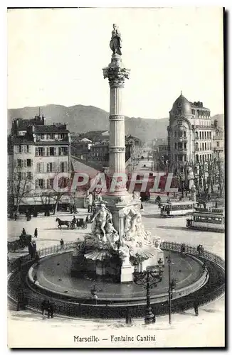 Cartes postales Marseille Fontaine Cantini