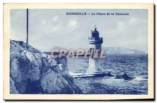 Ansichtskarte AK Marseille le Phare de la Desirade