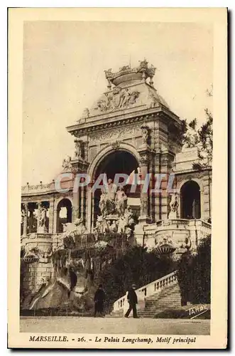 Cartes postales Marseille le Palais Longchamp Motif Principal