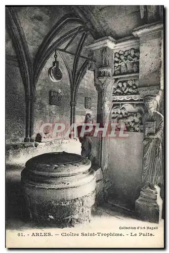 Cartes postales Arles Cloitre Saint Trophime le Puits
