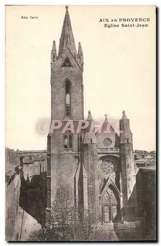 Cartes postales Aix en Provence Eglise Saint Jean