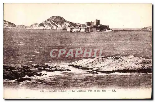 Ansichtskarte AK Marseille le Chateau d'If et les Iles