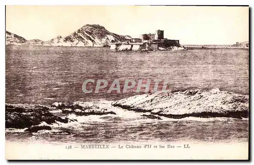 Ansichtskarte AK Marseille le Chateau d'If et les Iles