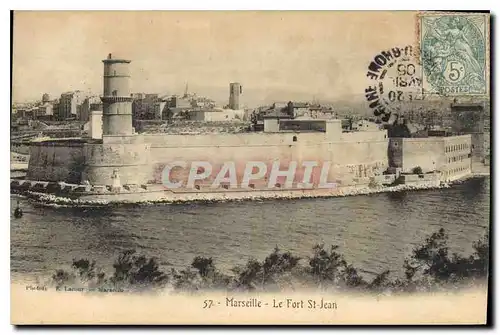 Cartes postales Marseille le Fort St Jean