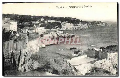 Cartes postales Marseille Panorama de la Corniche