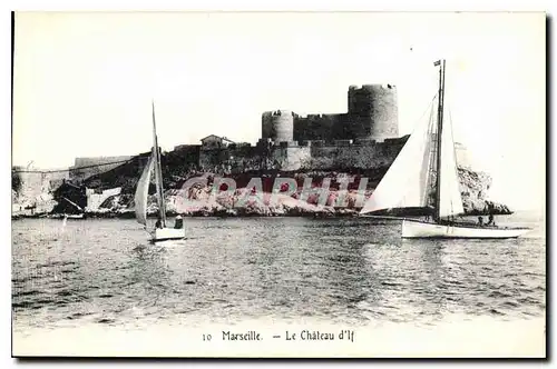 Cartes postales Marseille le Chateau d'If Bateau