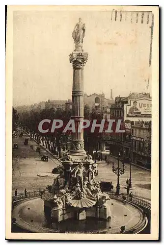 Ansichtskarte AK Marseille la Place Castellane et la Fontaine Cantini