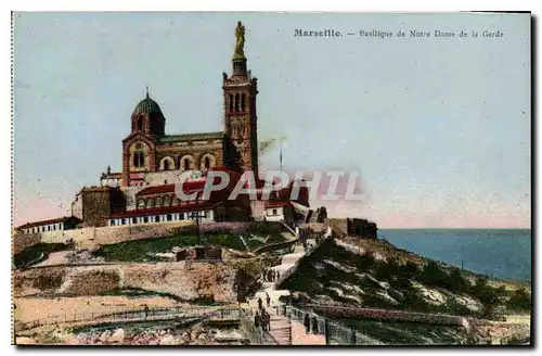 Cartes postales Marseille Basilique de Notre Dame de la Garde