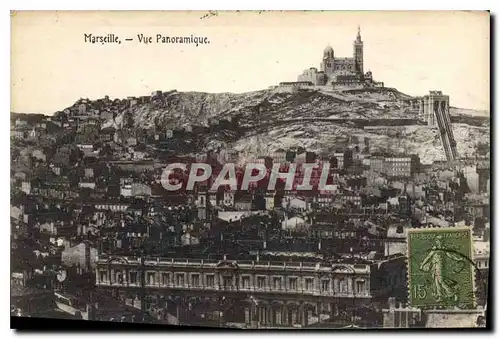 Ansichtskarte AK Marseille vue panoramique