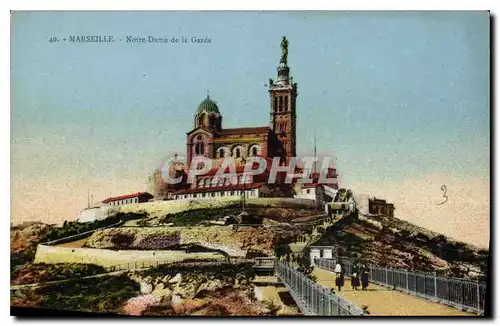 Cartes postales Marseille Notre Dame de la Garde