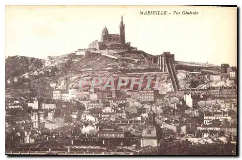 Cartes postales Marseille vue generale