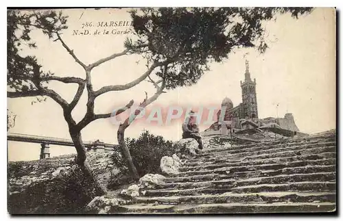 Cartes postales Marseille N D de la Garde