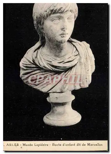 Cartes postales Arles Musee Lapidaire Buste d'enfant dit de Marcellus