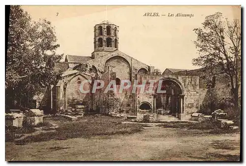 Ansichtskarte AK Arles les Aliscamps