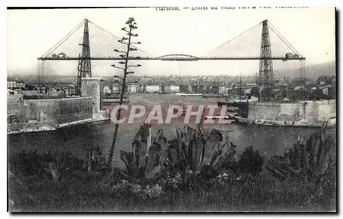 Ansichtskarte AK Marseille Entree du vieux port et pont transbordeur