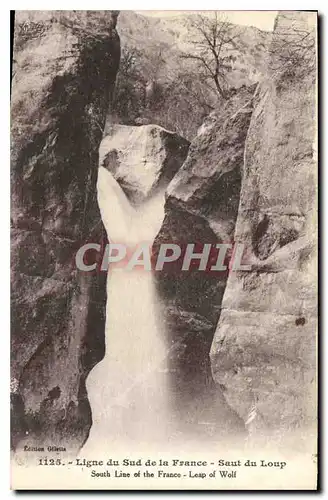 Ansichtskarte AK Ligne du Sud de la France Saut du Loup