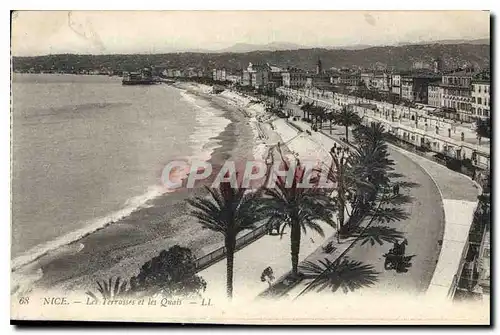 Cartes postales Nice les Terrasses et les Quais