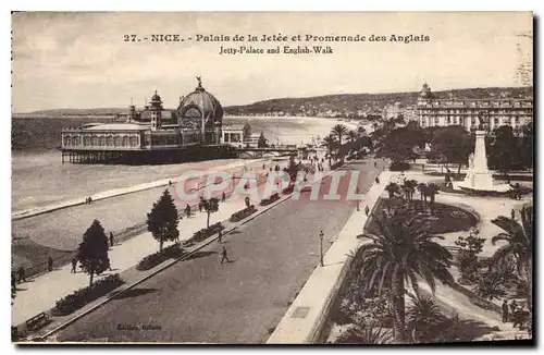 Cartes postales Nice Palais de la Jetee et Promenade des Anglais