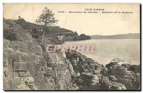 Cartes postales Cote d'Azur Environs de Cannes Rochers de la Napoule