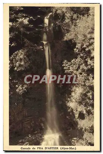 Ansichtskarte AK Cascade du Pra d'Astier Alpes Mar