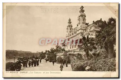 Cartes postales Monte Carlo le Casino et les Terrasses