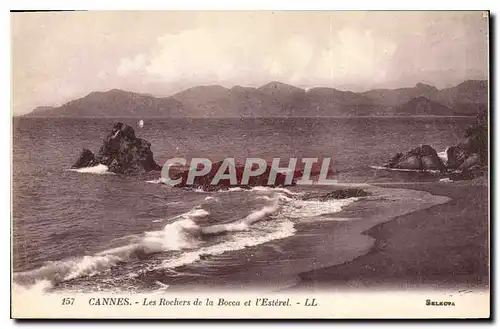 Cartes postales Cannes les rochers de la Bocca et l'Esterel