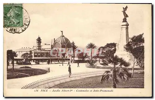 Ansichtskarte AK Nice Jardin Albert 1er Centenaire et Jetee Promenade