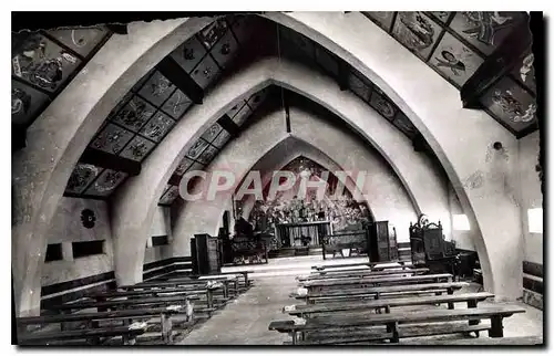 Ansichtskarte AK Les Alpes Maritimes Valberg Sanctuaire de Notre Dame des Neiges Interieur