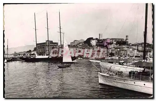 Cartes postales Cannes le Port et le Mont Chevalier